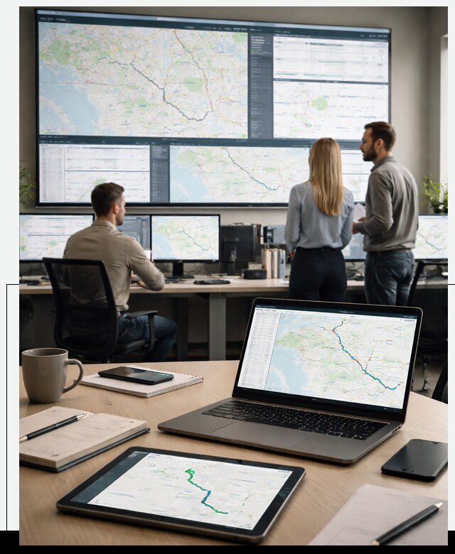 Трекинг грузов и Fleet Management, мониторинг автопарка в Уфе